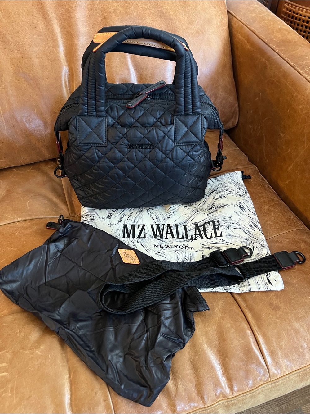 MZ Wallace Black Small Metro Sutton Deluxe